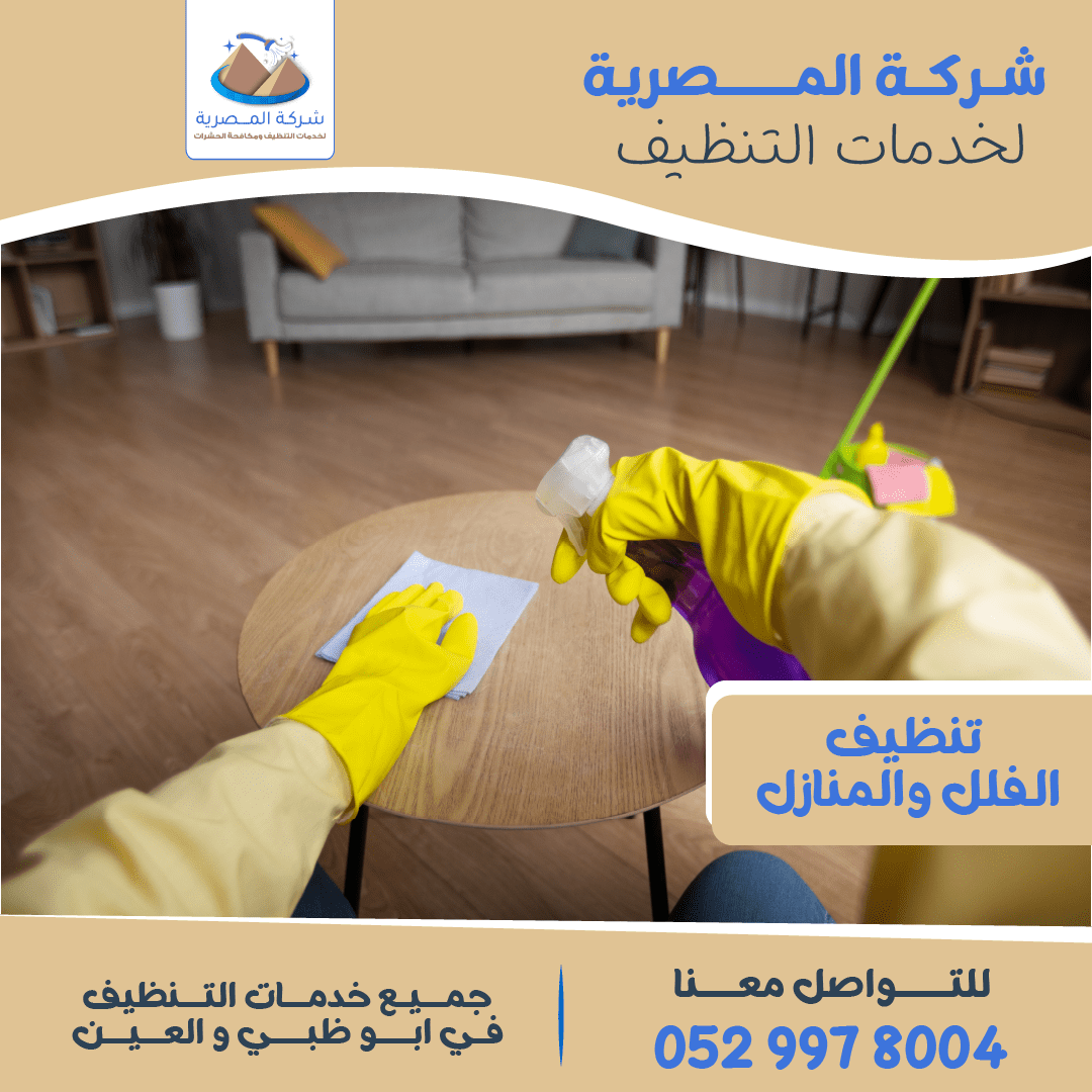 خطوات الشركة الأساسية للتنظيف