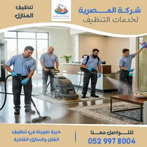 شركة تنظيف منازل